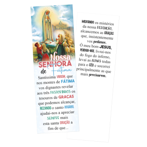 MP-024 - Marca Página - Nossa Senhora de Fátima - 50 unidades