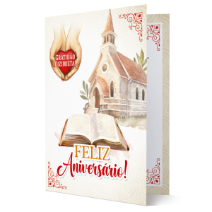 D-008 - Cartão Dizimista A oferta que damos é um agradecimento