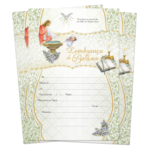 LB-054 - Lembrança de Batismo