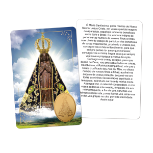 SH-002 - Santinho Hotstamp Nossa Senhora Aparecida SH-002 - Santinho Hotstamp Nossa Senhora Aparecida