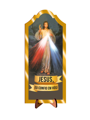 TD-018 - Tag Decorativa Jesus Misericordioso em MDF TD-018 - Tag Decorativa Jesus Misericordioso em MDF