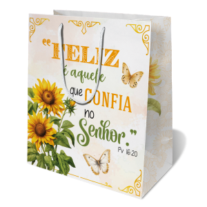 SC-051 - Sacola Feliz é aquele que confia no Senhor SC-051 - Sacola Feliz é aquele que confia no Senhor