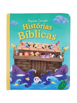 LIV-018 - Livro Histórias Bíblicas capa almofadada LIV-018 - Livro Histórias Bíblicas capa almofadada