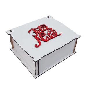 CMM-009 - Caixa de Natal Branca CMM-009 - Caixa de Natal Branca