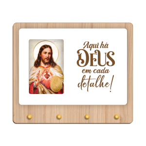 PCHA-009 - Porta Chaves Sagrado Coração de Jesus