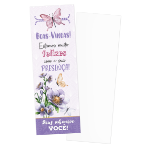 MP-092 - Marca Página - Boas Vindas - 50 unidades