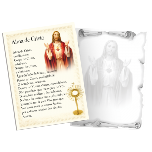 PR-016 - Postal Oração Alma de Cristo