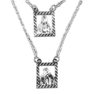 EI-001 - Escapulário em Inox vazado