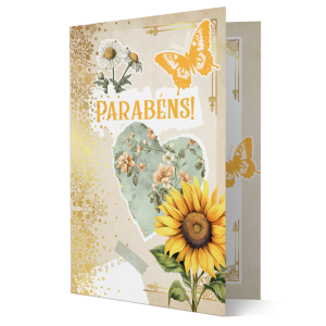 M-011 - Cartão de Aniversário M-011 - Cartão de Aniversário