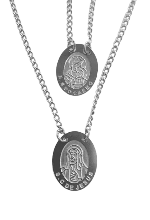 EI-002 - Escapulário Nossa Senhora do Carmo oval