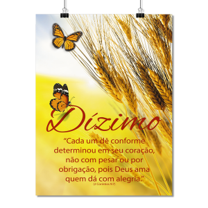 P-058 - Pôster Pequeno - Dizimista