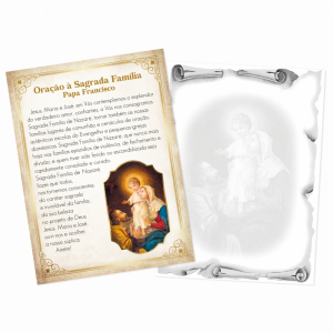 Postal Oração Sagrada Família - PR-060 Postal Oração Sagrada Família - PR-060