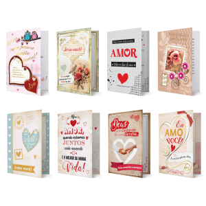 RF-009 - Refil Cartão M - Amor - 16 cartões RF-009 - Refil Cartão M - Amor - 16 cartões
