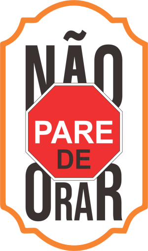 CBAP-009 - Adesivo Não pare de Orar Pequeno