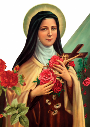 PA4-023 - Pôster Santa Teresinha das Rosa - 10 unidades