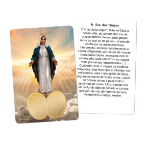 SH-014 - Santinho Hotstamp Nossa Senhora das Graças