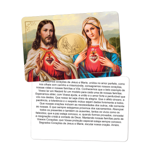 SH-013 - Santinho Hotstamp Sagrado corações