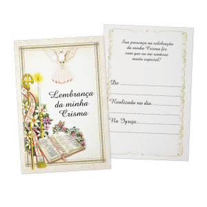LP-065 - Lembrancinha de Crisma - 100 unidades