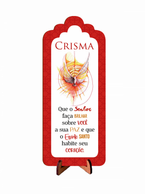 TD-021 - Tag Decorativa em MDF - Crisma TD-021 - Tag Decorativa em MDF - Crisma