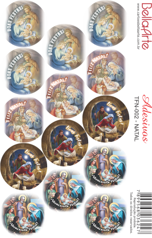 Adesivos de Natal - TFN - 002 Adesivos de Natal - TFN - 002