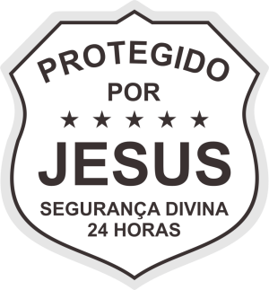 CBAP-010 - Adesivo Protegido por Jesus Pequeno