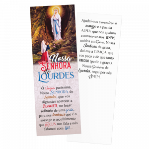 MP-042 - Marca Página - Nossa Senhora de Lourdes - 50 unidades