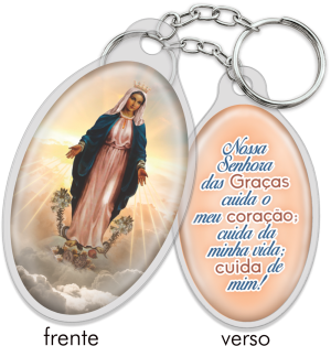 CH-018 - Chaveiro Nossa Senhora das Graças CH-018 - Chaveiro Nossa Senhora das Graças