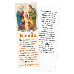 MP-018 - Marca Página - Sagrada Família - 50 unidades MP-018 - Marca Página - Sagrada Família - 50 unidades