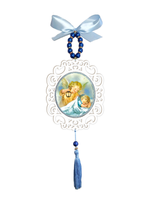 MBA-002 - Medalhão de Berço Azul