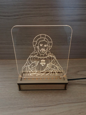 LM-002 - Luminária Sagrado Coração de Jesus