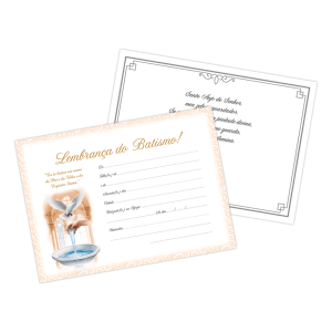 CEP-038 - Lembrança do Batismo CEP-038 - Lembrança do Batismo