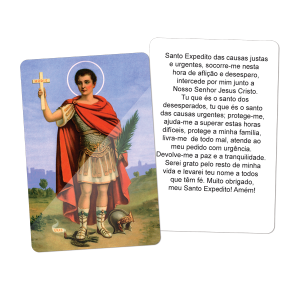 SA-008 - Santinho Auto Brilho Santo Expedito SA-008 - Santinho Auto Brilho Santo Expedito