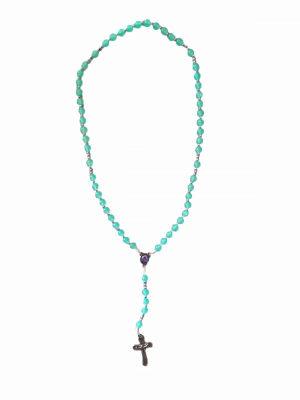 T-076 - Terço com folheto Nossa Senhora Aparecida