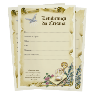 LB-067 - Lembrança de Crisma