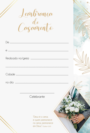 LB-002 - Lembrança de Casamento LB-002 - Lembrança de Casamento