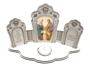 OMV-001 - Oratório com Vela Sagrada Família