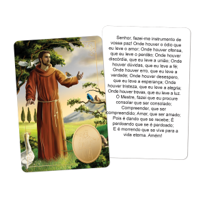 SH-016 - Santinhos Hotstamp São Francisco de Assis