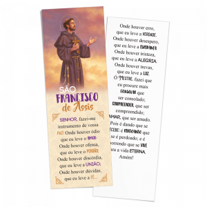 MP-016 - Marca Página - São Francisco de Assis - 50 unidades