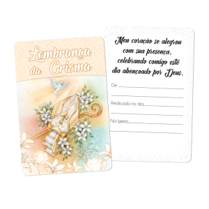 RE-022 - Recordação da Minha Crisma RE-022 - Recordação da Minha Crisma