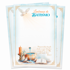 LS-059 - Lembrança de Batismo - Sem texto