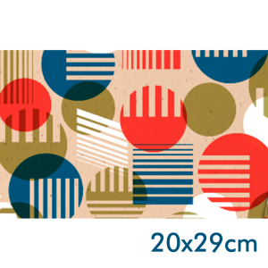 SP-023 - Saco de Presente - 20x29cm - Círculos - Perolado - 50 unidades