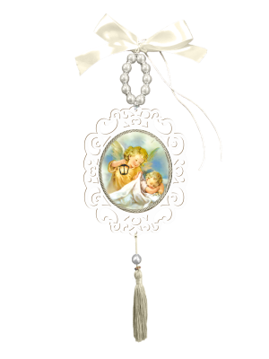 MBA-003 - Medalhão de Berço Bege