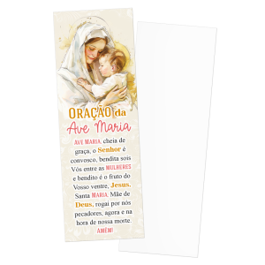 MP-036 - Marca Página - Ave Maria - 50 unidades