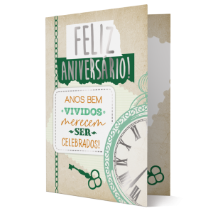 M-043 - Cartão Feliz Aniversário!