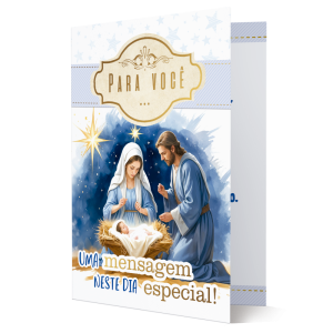 MB-007 - Cartão Uma mensagem para este dia especial!