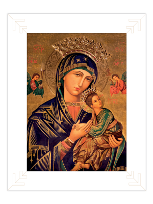 QTM-005 - Quadro de tecido M - Nossa Senhora do Perpétuo Socorro