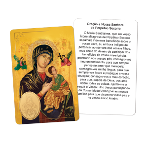 SH-007 - Santinhos Hotstamp Nossa Senhora do Perpétuo Socorro SH-007 - Santinhos Hotstamp Nossa Senhora do Perpétuo Socorro