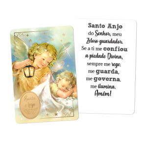 Santinho Hotstamp Santo Anjo - SH-021