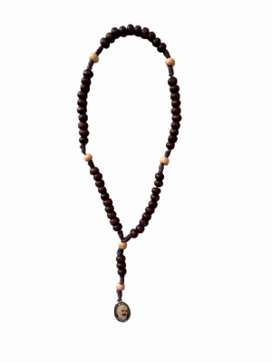 T-074 - Terço com folheto São Padre Pio