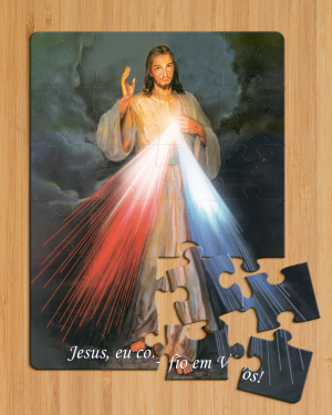 JB-004 - Quebra-Cabeça Jesus Misericordioso